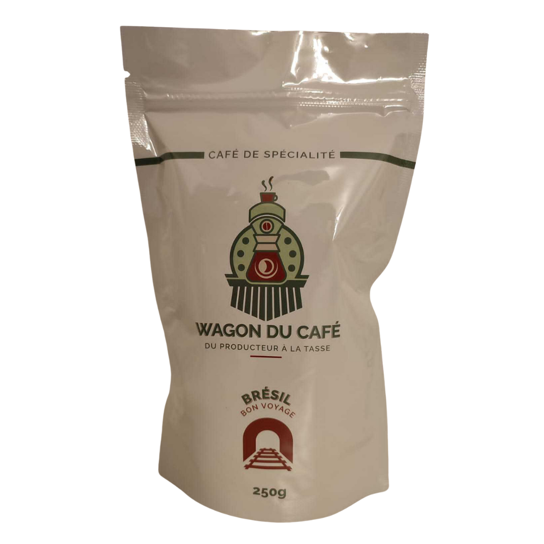 Café de spécialité en grains - Brésil - Variété : Arara (Café Especial do BRASIL - Variedade: Arara - Grãos) - WAGON DU CAFÉ - 250g
