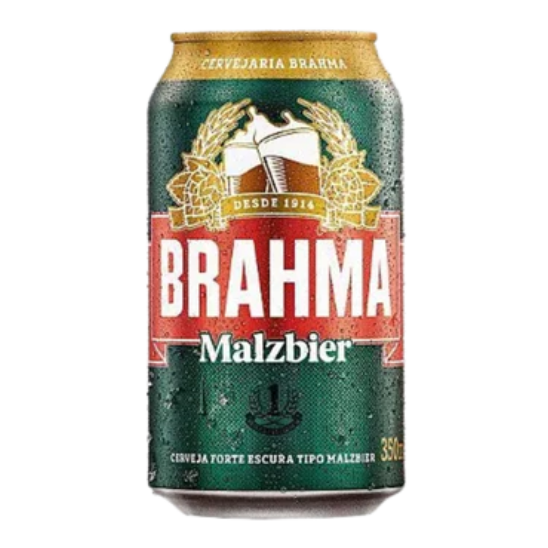 Bière brésilienne goût sucré (Cerveja Brahma Malzbier) - AMBEV - 350ml