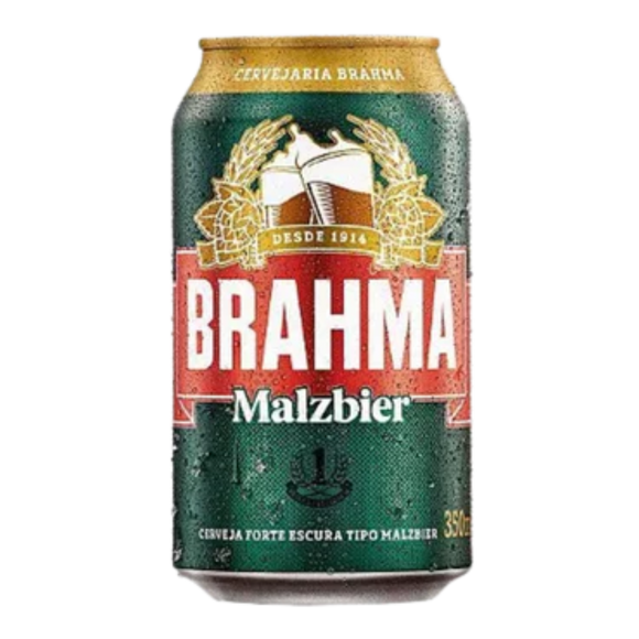 Bière brésilienne goût sucré (Cerveja Brahma Malzbier) - AMBEV - 350ml