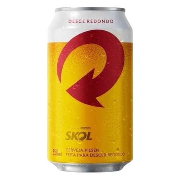Cerveja SKOL (Bière brésilienne traditionnelle) - 350ml