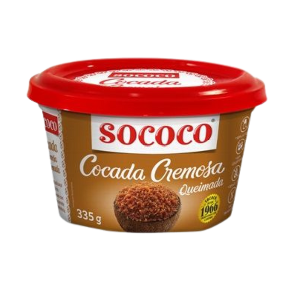 Dessert à la Noix de Coco Brûlée (Cocada Queimada Cremosa) - - SOCOCO - 335g