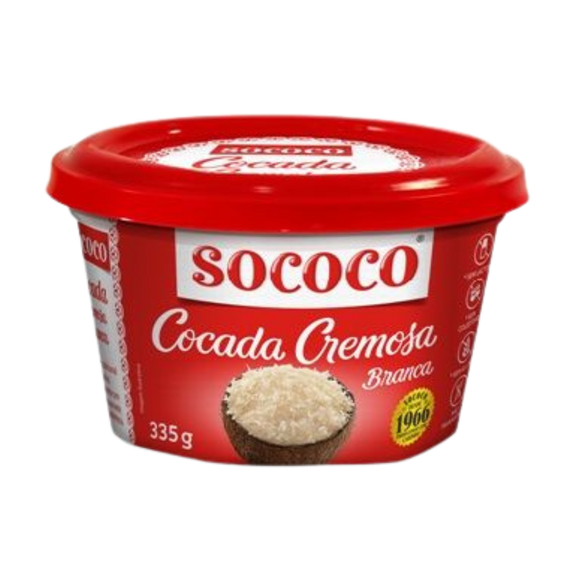 Cocada Branca Cremosa (Dessert à la Noix de Coco) - SOCOCO - 335g