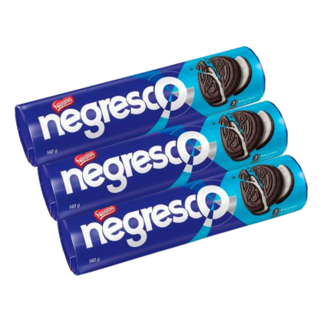 Combo - Negresco Stuffed Biscuit - NESTLÉ - 100g - Buy 3 units and get 10% discount