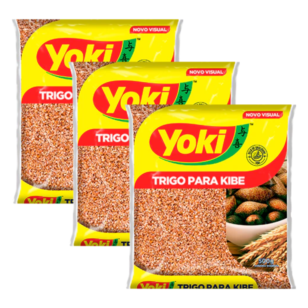 Combo - Trigo para Kibe - YOKI - 500 g - Compre 3 unidades e ganhe 10% de desconto