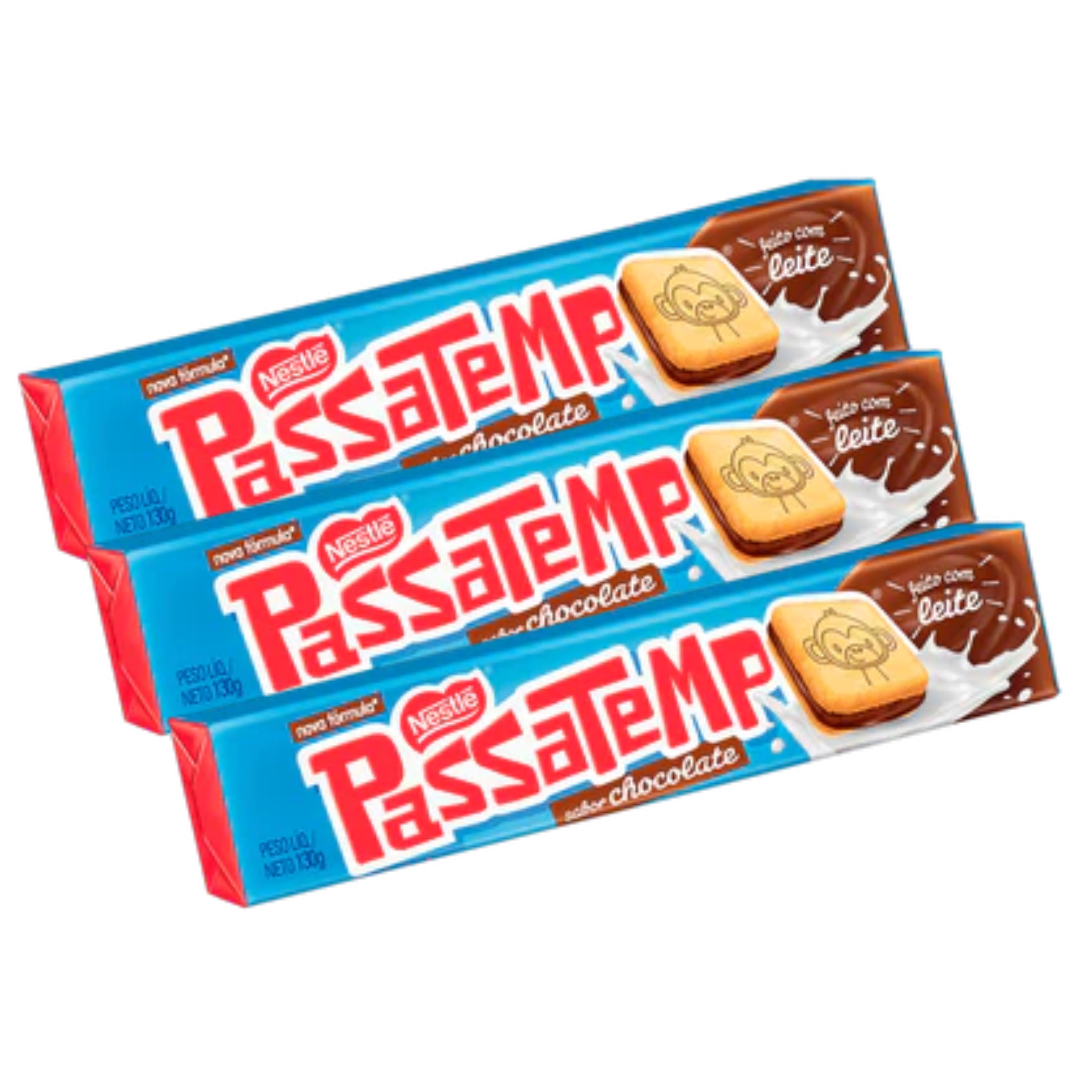 Combo - Passatempo Chocolate Cookie - NESTLÉ - 130g - Buy 3 units and get 10% discount