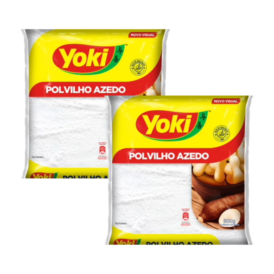 Combo - Sour Polvilho - YOKI - 500g - Acquista 2 unità e ottieni uno sconto del 10%