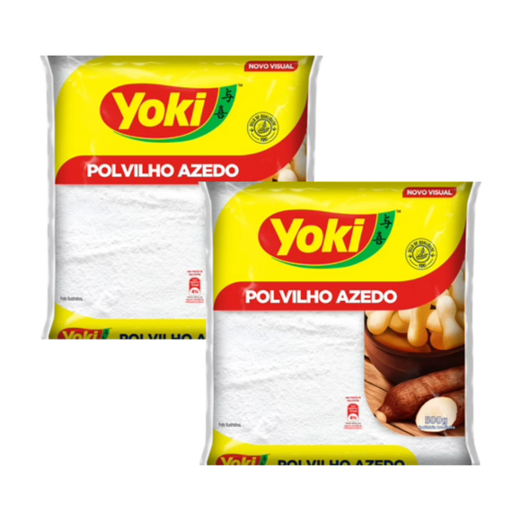 Kit - Polvilho Aigre - Amidon de Manioc Aigre - YOKI - 500g - Achetez 2 unités et obtenez 10 % de réduction