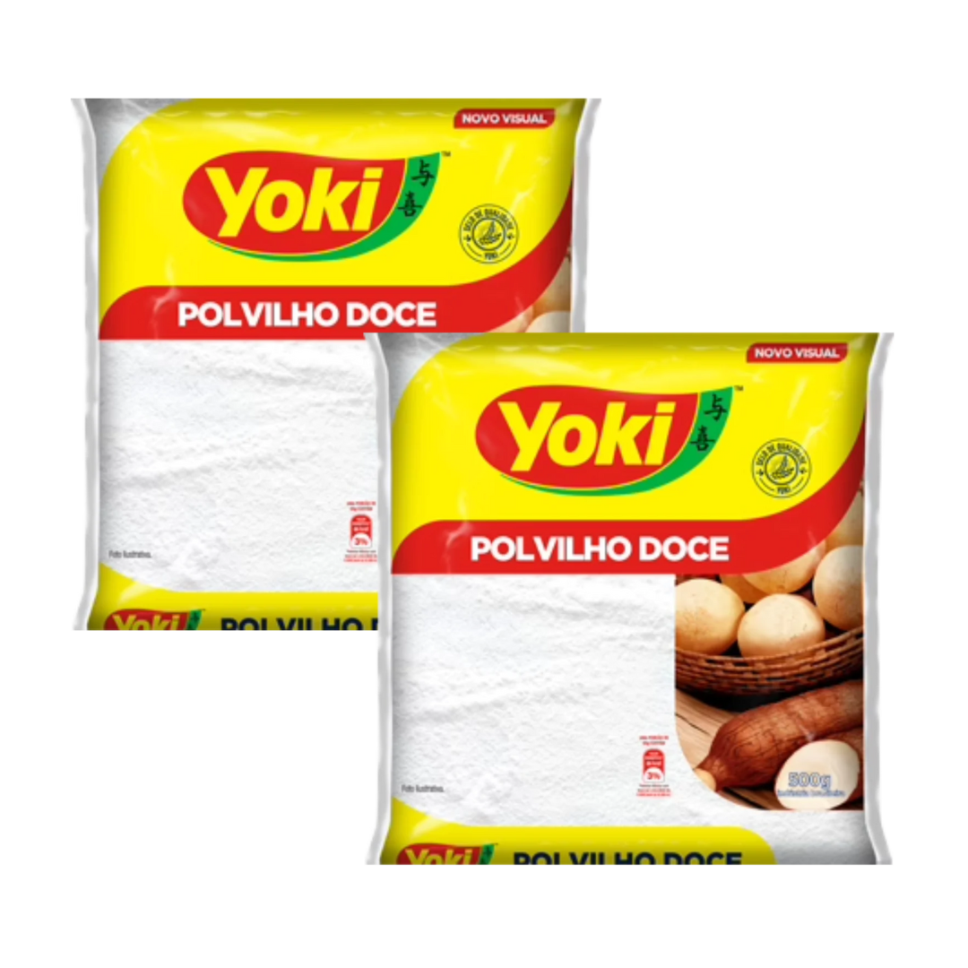 Combo - Polvilho Doce - YOKI - 500g - Compre 2 unidades e ganhe 10% de desconto