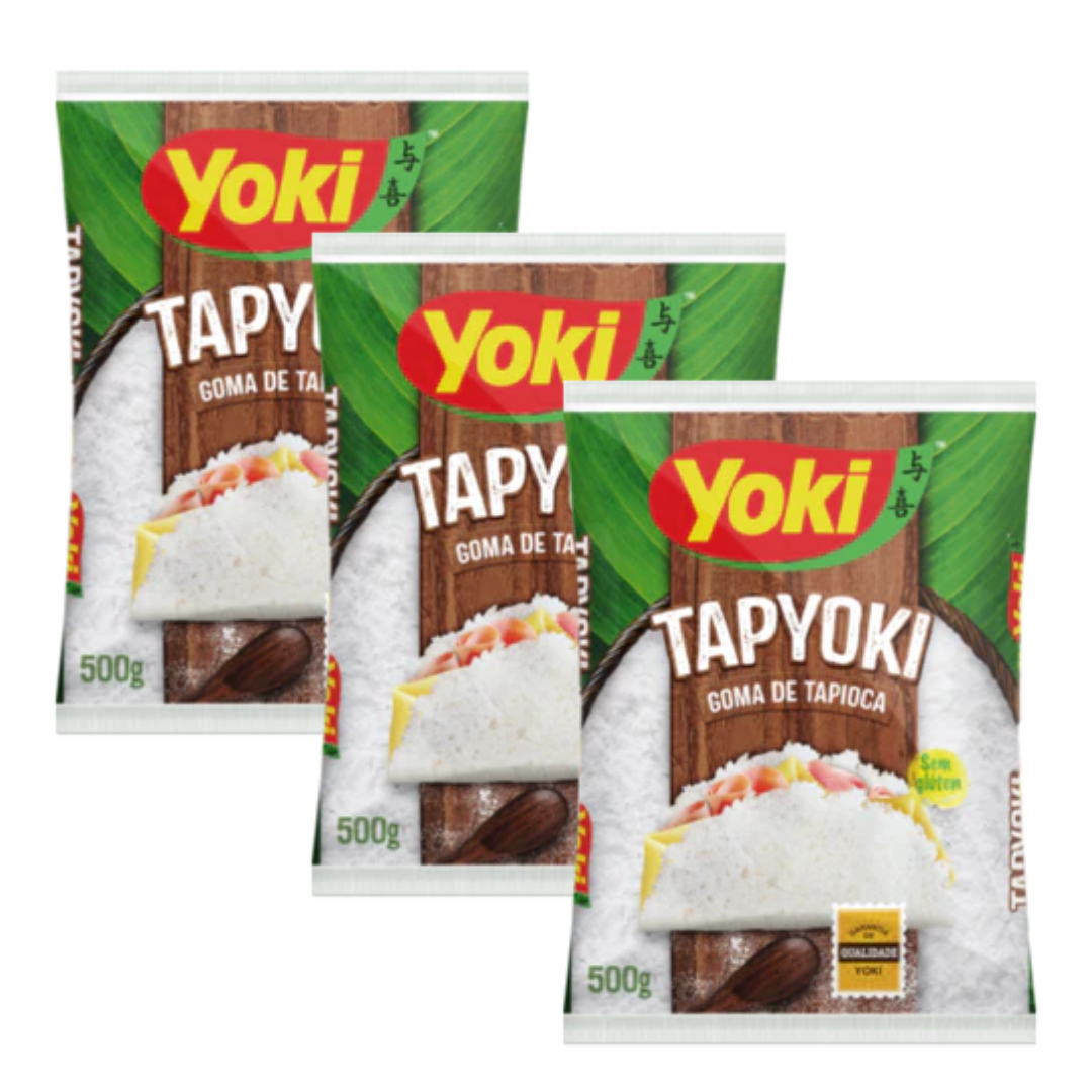 Combo - Tapioca Hydrated Tapyoki YOKI - 500g - Buy 3 units and get 10% discount
