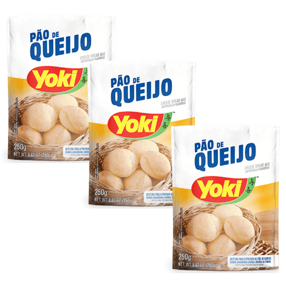 Combo - Mistura para Pão de Queijo YOKI - 250g - Compre 3 unidades e ganhe 10% de desconto