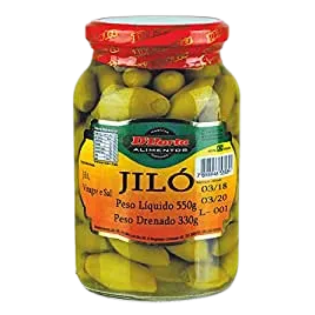 Mini Jiló em Conserva - D HORTA - 550g