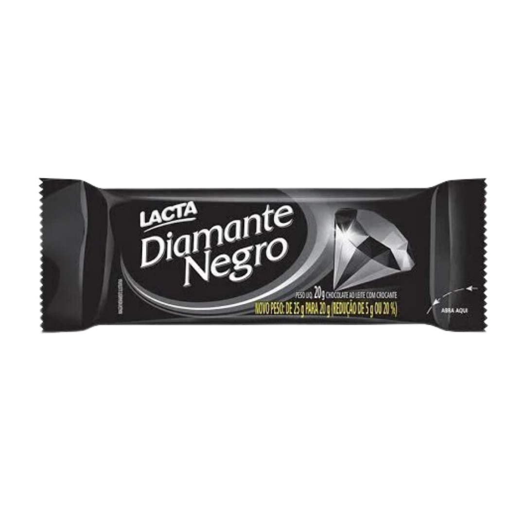 Chocolate Diamante Negro (Diamant Noir) - LACTA - 20g
