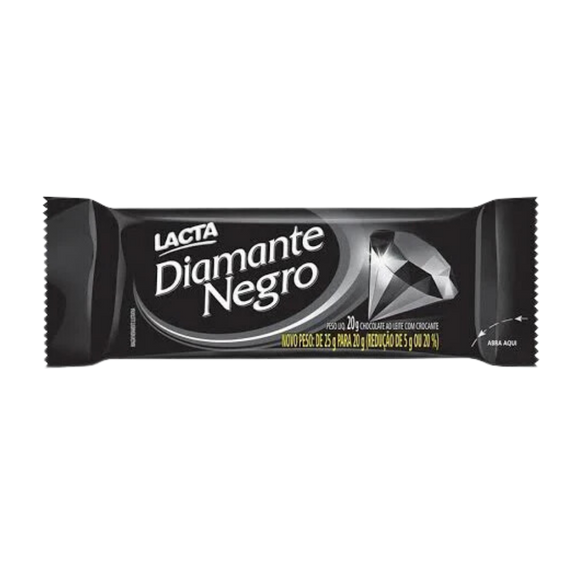 Chocolate Diamante Negro (Diamant Noir) - LACTA - 20g