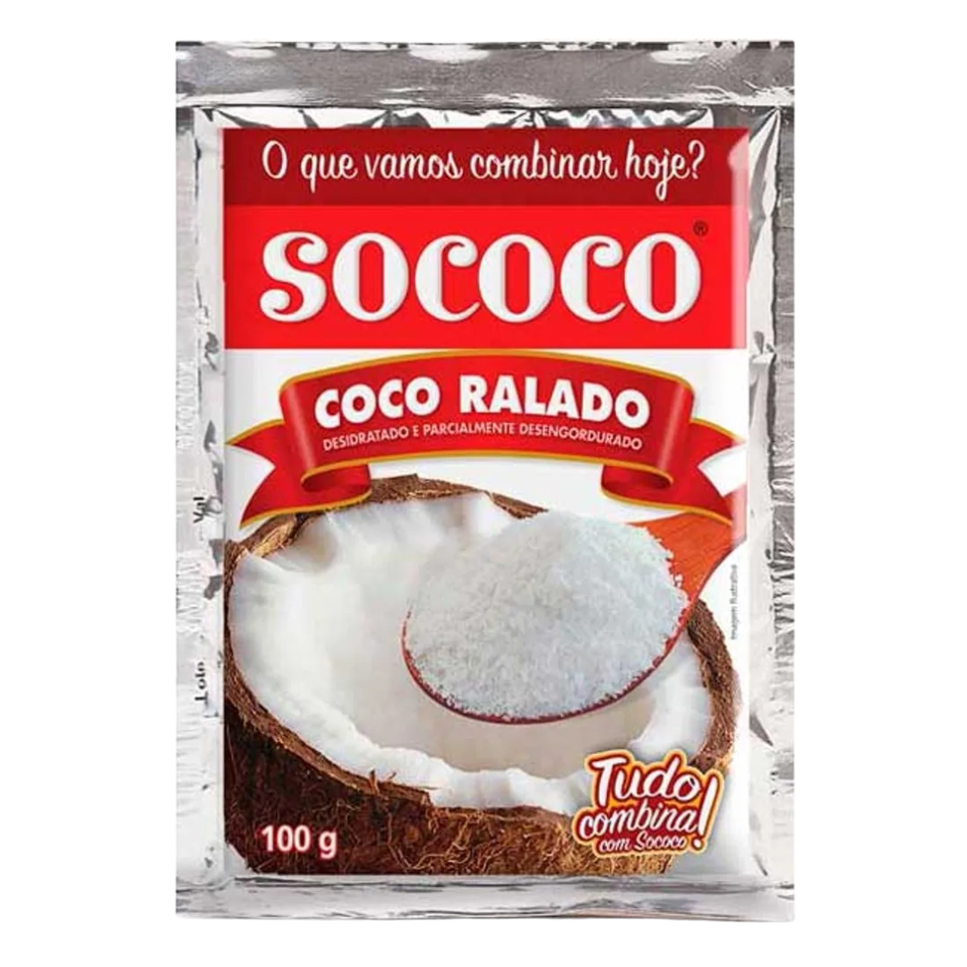 Coco Ralado (Noix de Coco Râpée) - SOCOCO - 100g