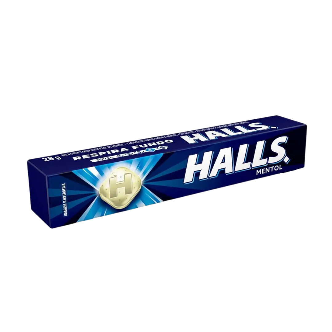 HALLS bonbons Menthol (Bala HALLS Mentol) - 28g