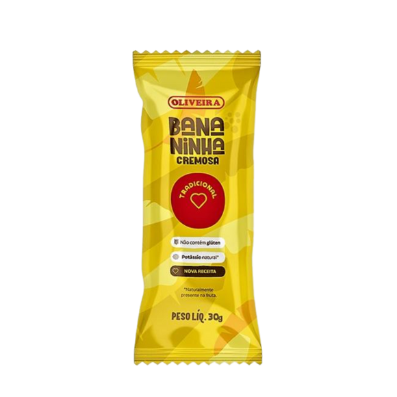 Bananinha Cremosa (Patê de fruit à la banane crémeuse) - OLIVEIRA - unidade - Promoção