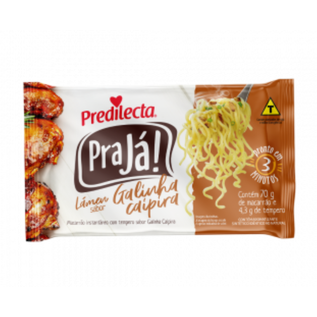 Macarrão Instantâneo Galinha Caipira - PREDILECTA - 74,3g