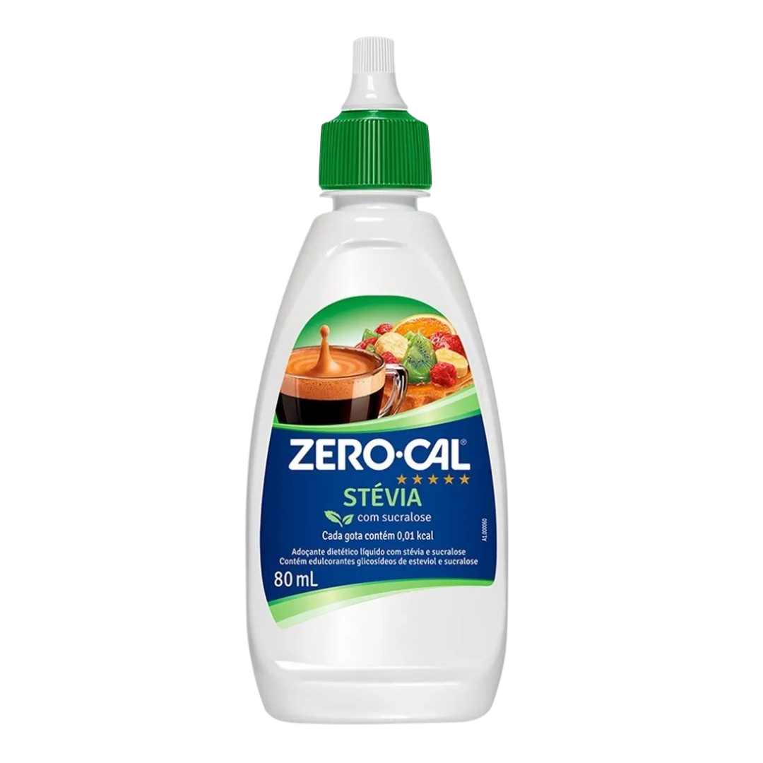 Adoçante Stévia - ZERO-CAL - 80ml