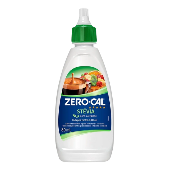 Adoçante Stévia - ZERO-CAL - 80ml