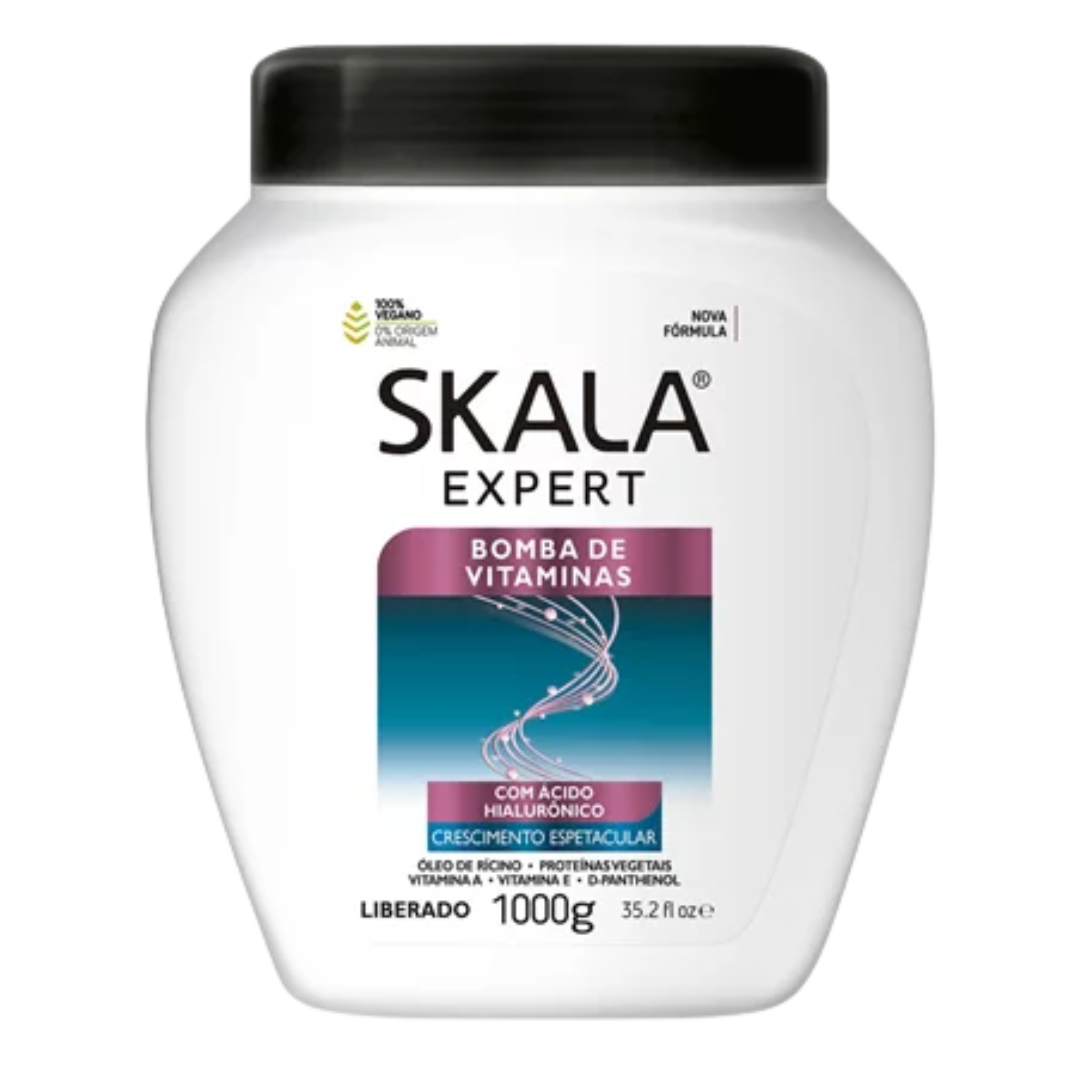 Crème Capillaire Vitamin Pump à l'Acide Hyaluronique - SKALA - 1000g