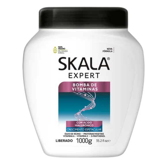 Creme Capilar Bomba de Vitaminas com Ácido Hialurônico - SKALA - 1kg