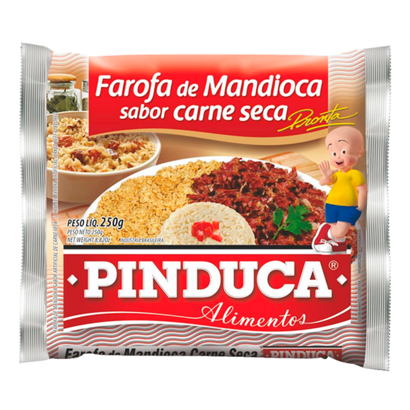 Farofa de Mandioca Carne Seca - PINDUCA - 250g