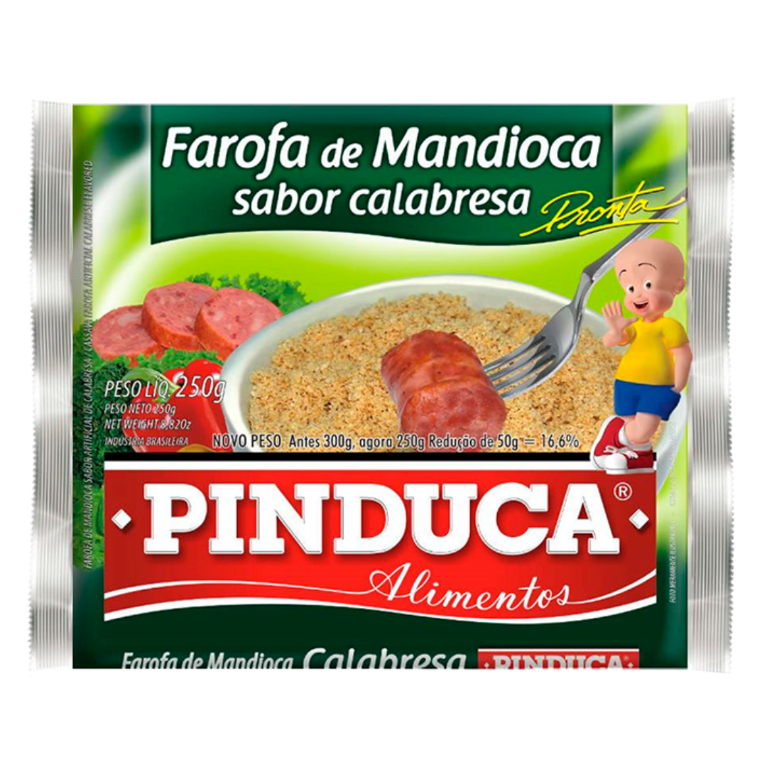 Farofa de Mandioca Calabresa - PINDUCA - 250g