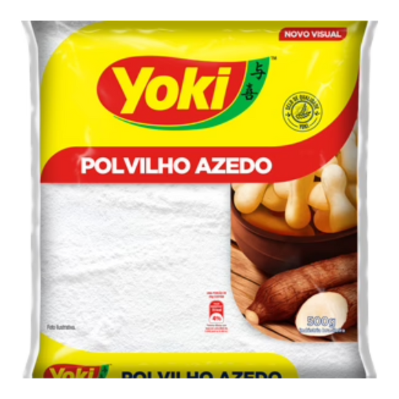 Polvilho Azedo (Polvilho Aigre - Amidon de Manioc Aigre) - YOKI - 500g