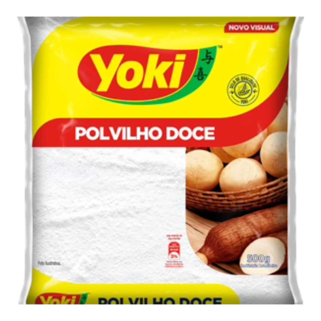 Polvilho Doce (Polvilho Doux - Amidon de Manioc doux) - YOKI - 500g