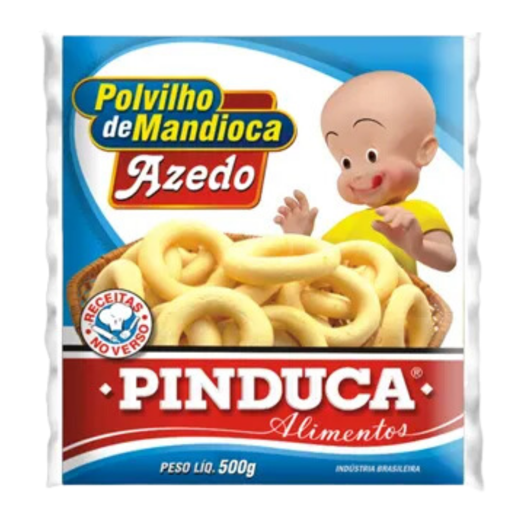 Polvilho Azedo (Polvilho Aigre - Amidon de Manioc Aigre) - PINDUCA - 500g
