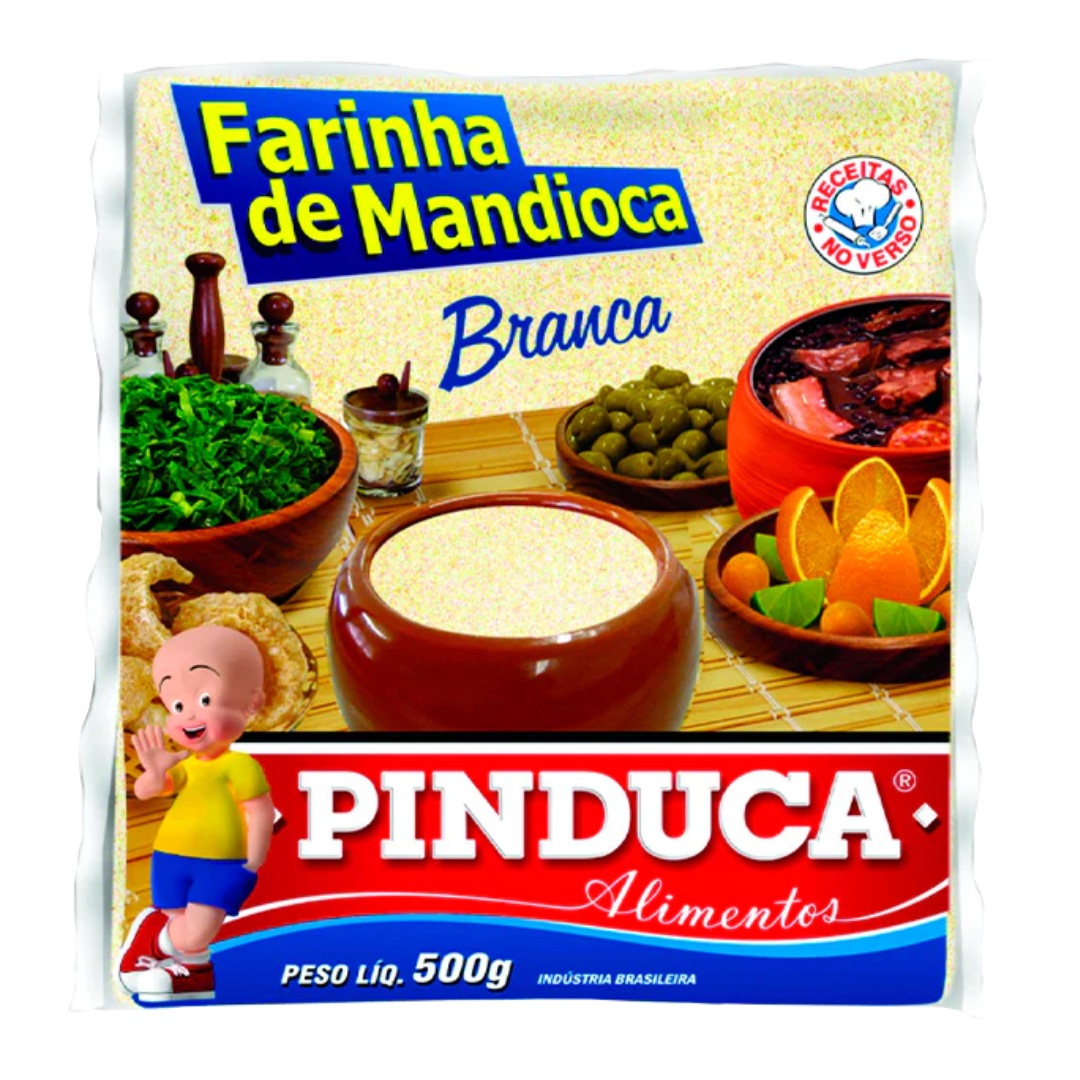 Farinha de Mandioca Crua Branca (Farine de Manioc Cru Blanc) - PINDUCA - 500g