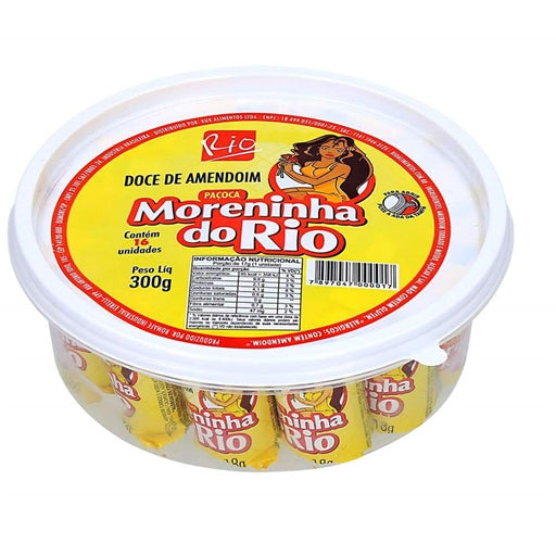 Paçoca rolha (Barre fine d'arachide) - MORENINHA DO RIO - 300g - Mon Petit Brésil