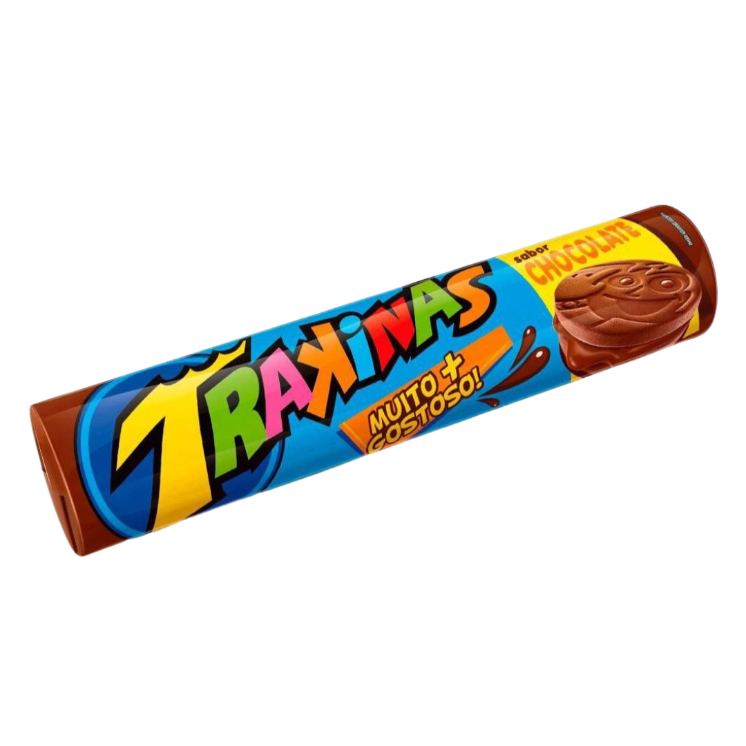 Biscuits Fourrés chocolat (Bolacha Trakinas Chocolate) - NABISCO - 126g