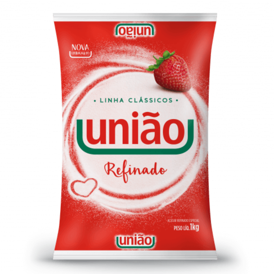 Zucchero Raffinato (Sucre fin de Canne) - UNIÃO - 1kg