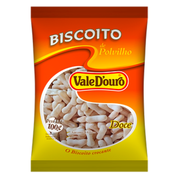 Biscoito de Polvilho Doce (Biscuit de farine de manioc sucre) - VALE D’OURO - 100g