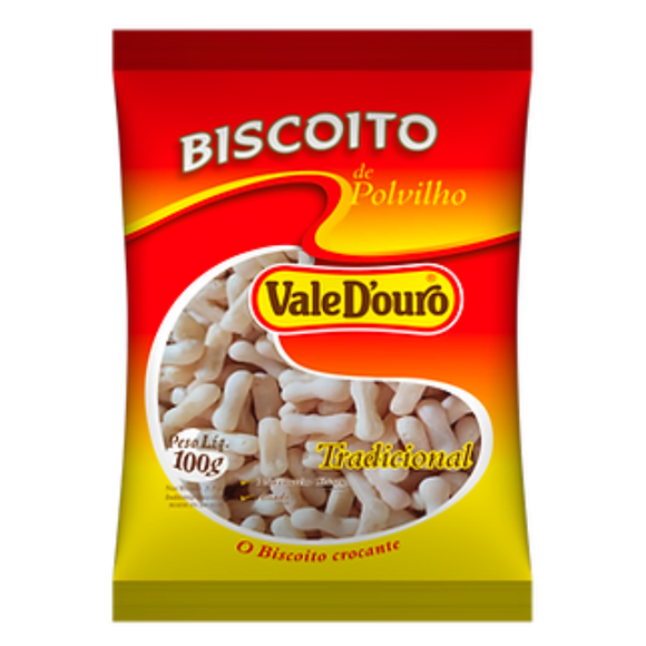 Biscoito de Polvilho Tradicional (Chips de Manioc Brésilien) - VALE D'OURO - 100g