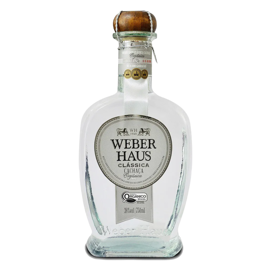 Cachaça Artisanale Premium Silver BIO (Cachaça Artesanal Premium Prata BIO) - WEBER HAUS - 700ml