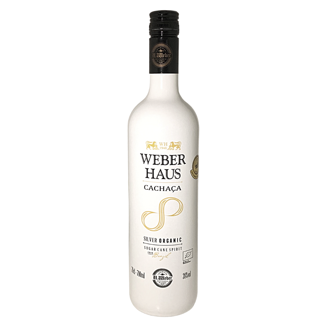 Cachaça Artisanale N°8 Silver BIO (Cachaça Artesanal Silver N°8 Orgânica) - WEBER HAUS - 700ml