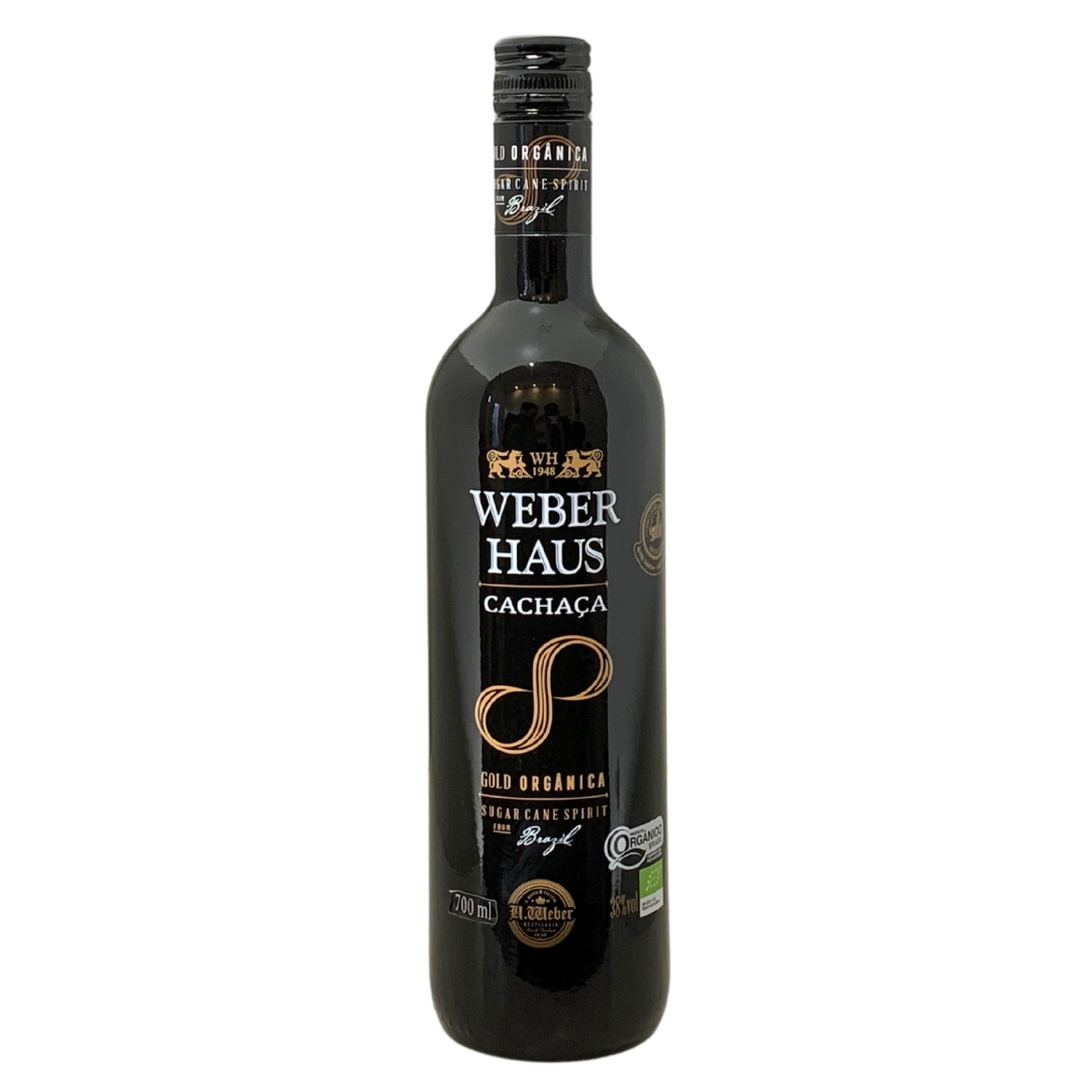 Cachaça Artisanal Gold N°8 Biologica (Cachaça Artisanale N°8 Gold BIO) - WEBER HAUS - 700ml