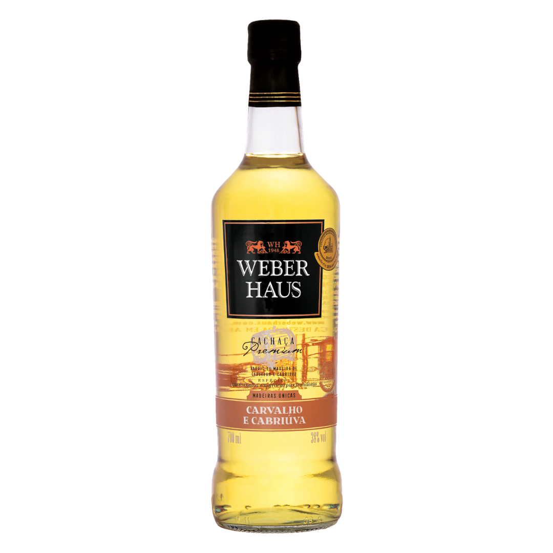 Cachaça Artisanale Carvalho et Cabriúva (Cachaça Artesanal Carvalho Cabriúva) - WEBER HAUS - 700ml