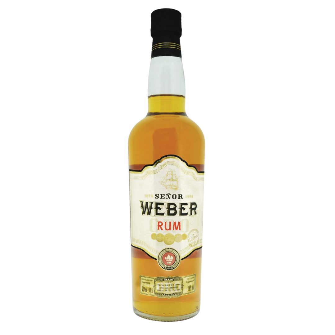 Rum Gold Senhor Weber (Rhum Brésilien Gold Señor Weber) - WEBER HAUS - 700ml
