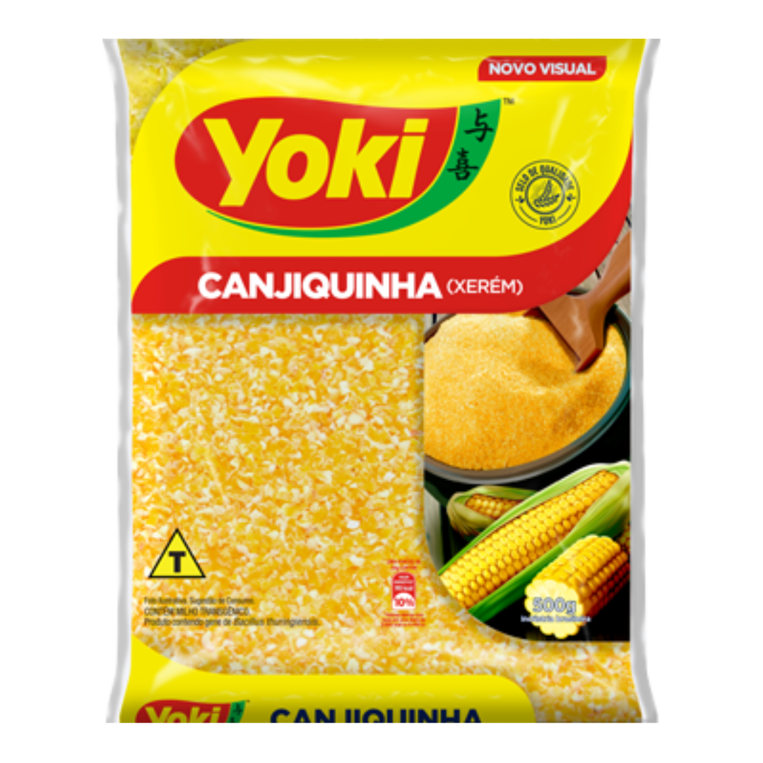 Canjiquinha Amarela (Maïs sec cassé “Hominy”) - YOKI - 500g - Promoção