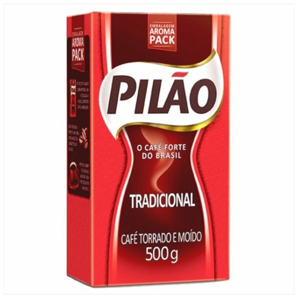 Café brésilien traditionnel (Café Tradicional) - PILÃO- 500g