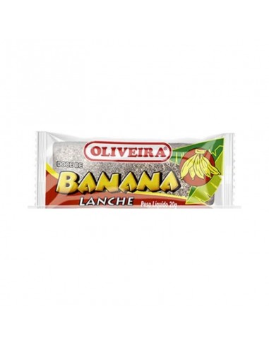 Snack sucré à la banane OLIVEIRA - 20 g par unité