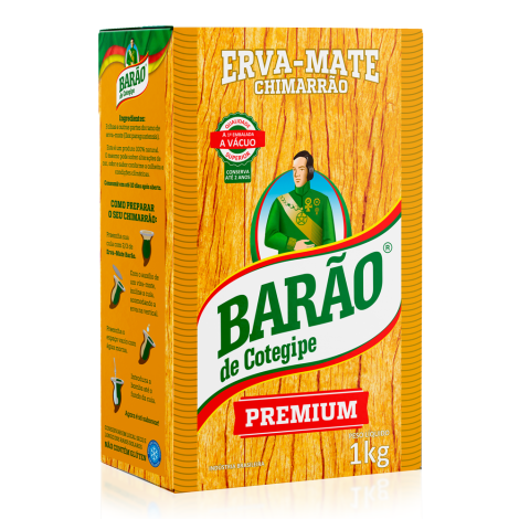 Erva Mate Chimarrão Premium (Yerba Maté) - BARÃO - 1Kg