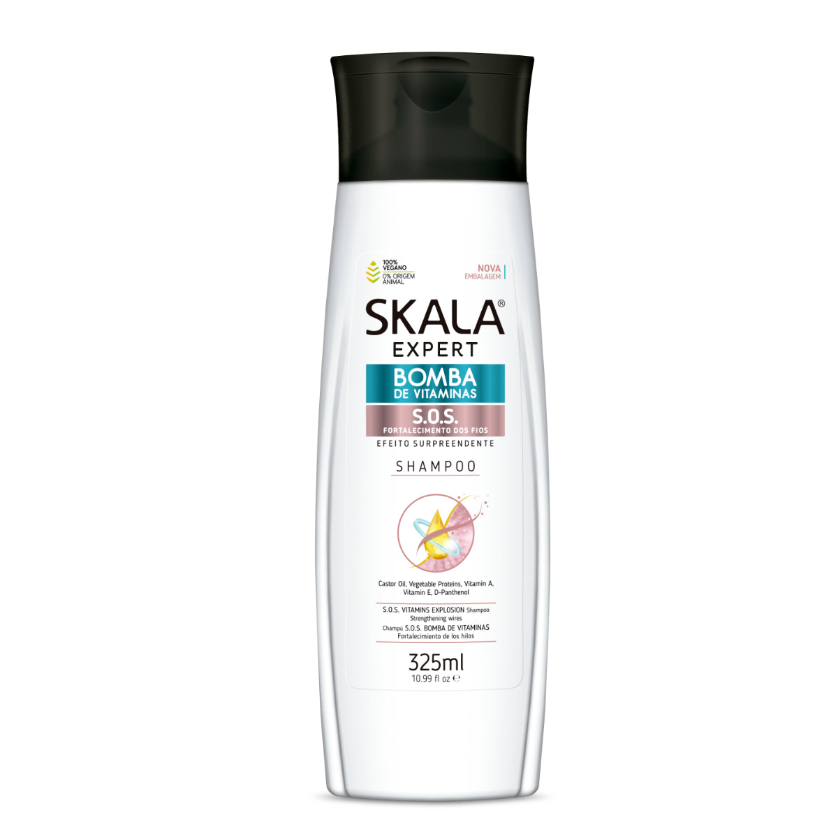 SKALA Vitamine Pompe Shampoing - 325 ml