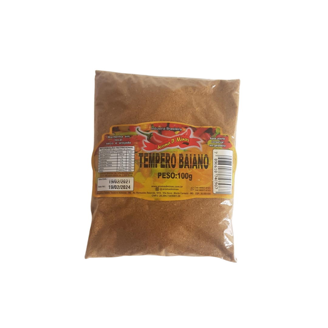 Baiano Seasoning - AROMA DE MINAS - 100g