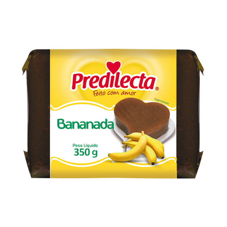 Patê de fruit à la banane (Bananada Bloco) - PREDILECTA - 350g