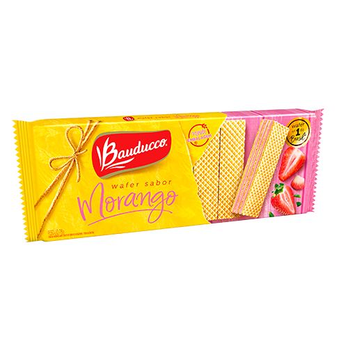 BAUDUCCO Gaufrette fourrée à la fraise - 78 g