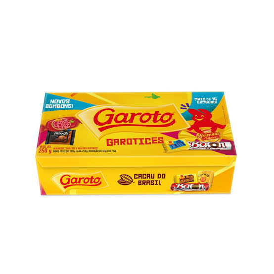 Caixa de Bombom (Assortiment de chocolat brésilien) - GAROTO - 250g